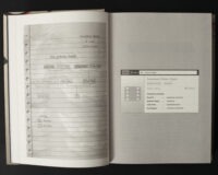 Сторінки книги Повернення Рейчел Прайс зі схемою родинного дерева та матеріалами розслідування