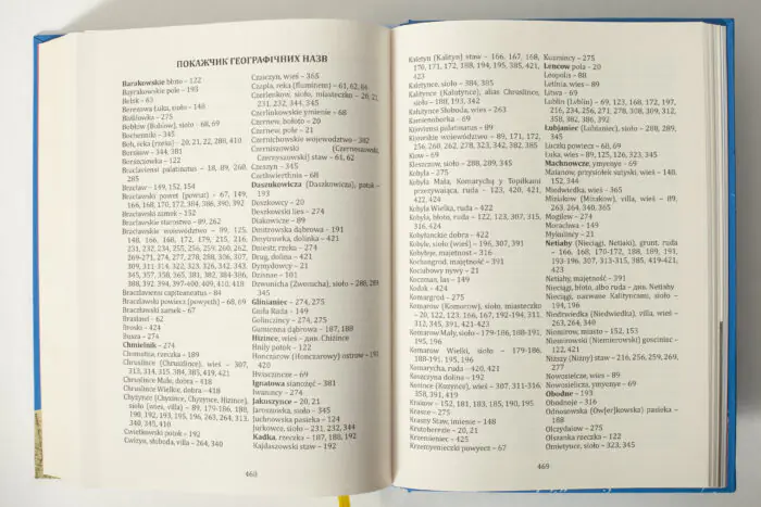 Покажчик географічних назв у книзі Південні околиці Вінниці у XIV–XVII століттях
