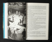 Ілюстрація з книги Колапс Макса Кідрука — сцена протистояння в атріумі