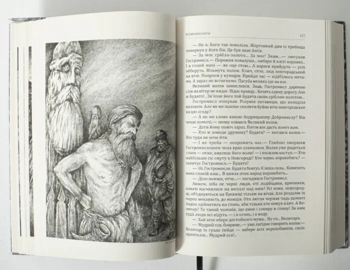 Зрада або як стати володарем – ілюстрація з персонажами у книзі Раїси Іванченко розворот сторінок
