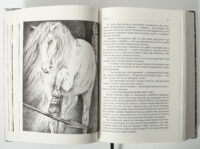 Зрада або як стати володарем – ілюстрація з конем у книзі Раїси Іванченко розворот сторінок
