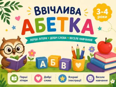 Ввічлива абетка Ірини Сонечко — тематичний банер