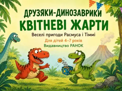 Друзяки-динозаврики. Квітневі жарти — тематичний банер про пригоди Расмуса і Тіммі