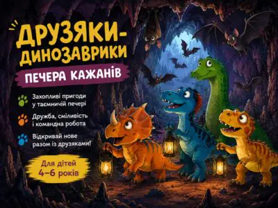 Друзяки-динозаврики. Печера кажанів — пригоди динозавриків у таємничій печері