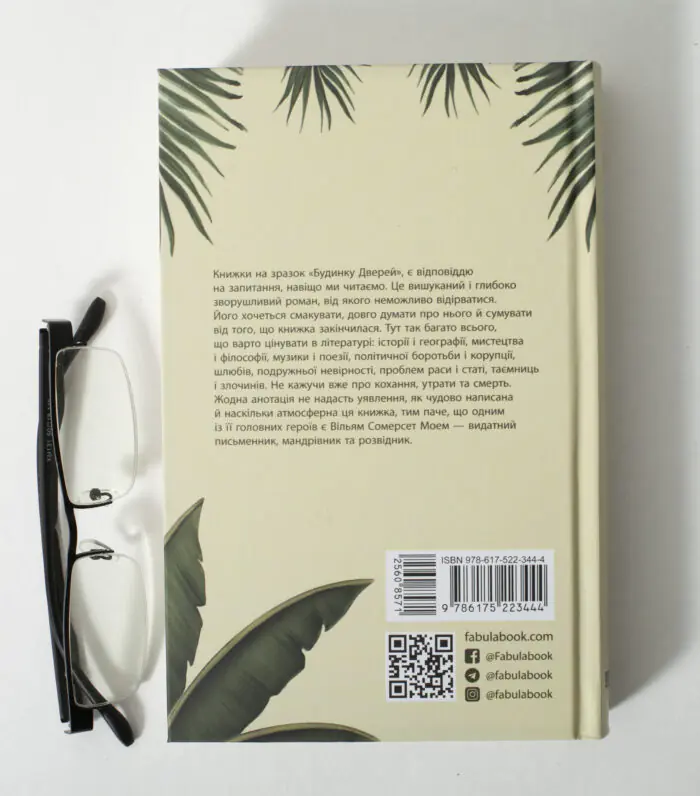 Книга Будинок дверей Тан Тван Енг задня обкладинка українське видання