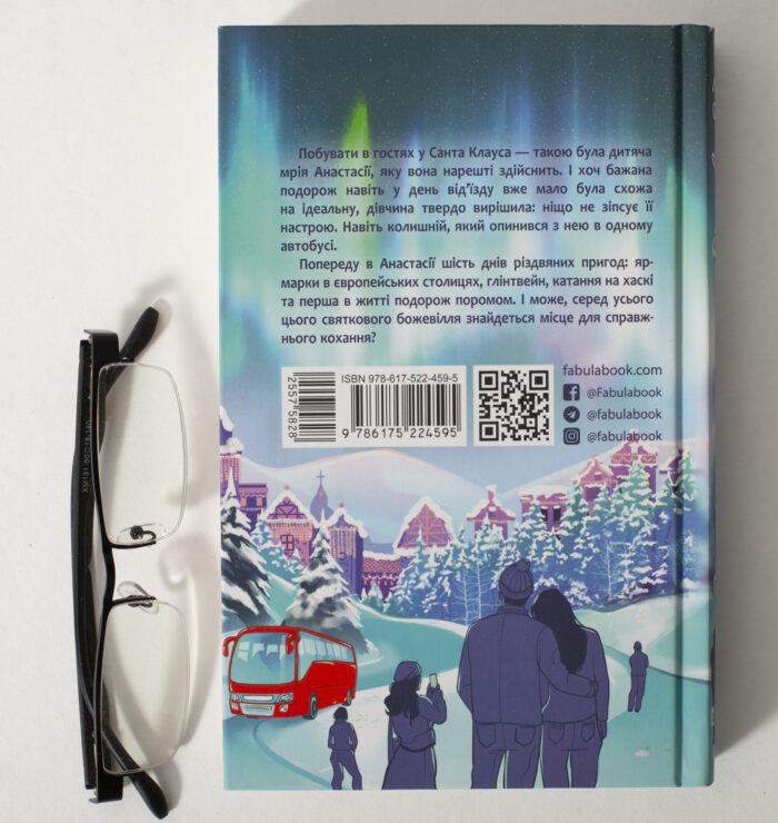 Зворотна сторона книги Знайти тебе на Різдво з анотацією