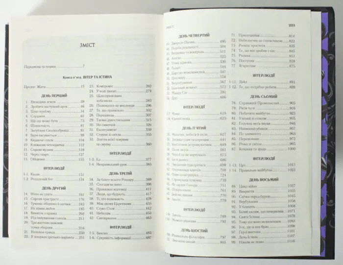 Зміст книги Вітер та Істина Брендона Сандерсона українською мовою