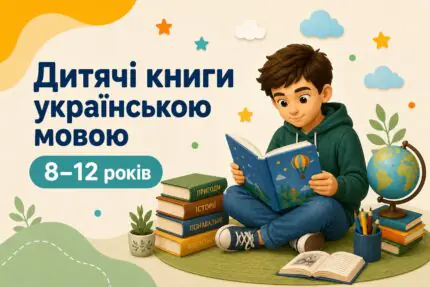 Дитячі книги українською мовою для дітей 8–12 років