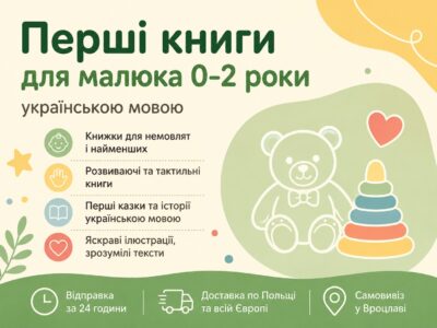 Перші книжки для немовлят і малюків 0–2 років українською мовою