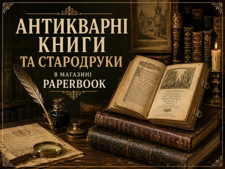 Антикварні книги та стародруки в магазині PaperBook