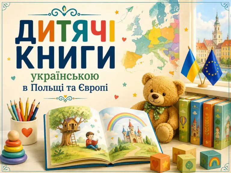 Книжки для дітей українською в Польщі та Європі