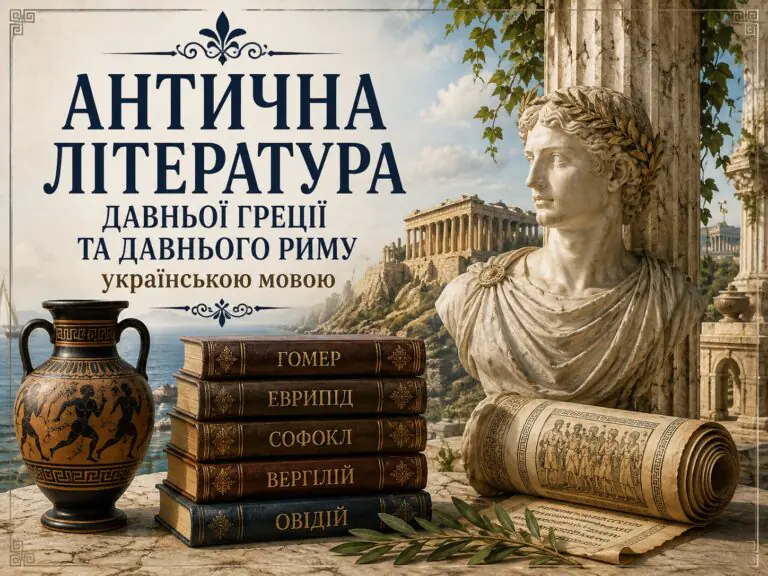 Антична література Давньої Греції та Давнього Риму українською мовою