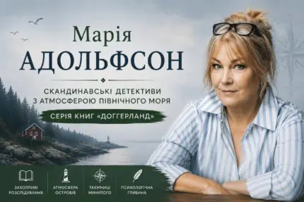 Марія Адольфсон — авторка серії скандинавських детективів Доґґерланд