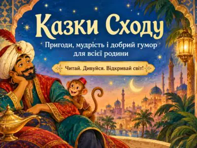 Казки Сходу — банер до книги українською мовою