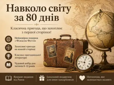 Навколо світу за 80 днів Жуля Верна