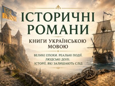 Історичні романи — книги українською мовою