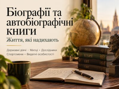 Біографії та автобіографічні книги українською — життєві історії відомих людей