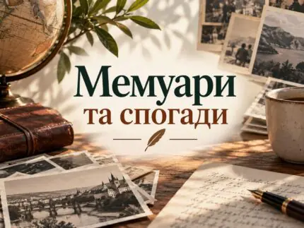 Мемуари та спогади — книги українською мовою