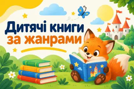 Дитячі книги за жанрами українською мовою