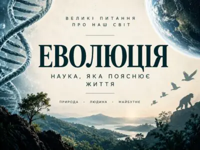 Еволюція, генетика та різноманіття життя — науково-популярна ілюстрація